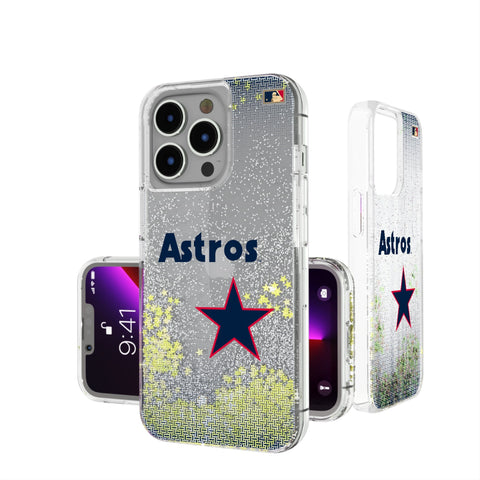 Houston Astros 1975-1981 - Cooperstown Collection Linen Glitter Phone Case