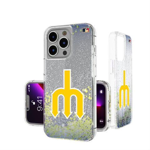 Seattle Mariners 1977-1980 - Cooperstown Collection Linen Glitter Phone Case