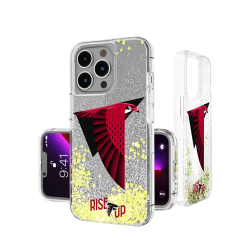 Atlanta Falcons 2024 Illustrated Limited Edition Glitter Phone Case