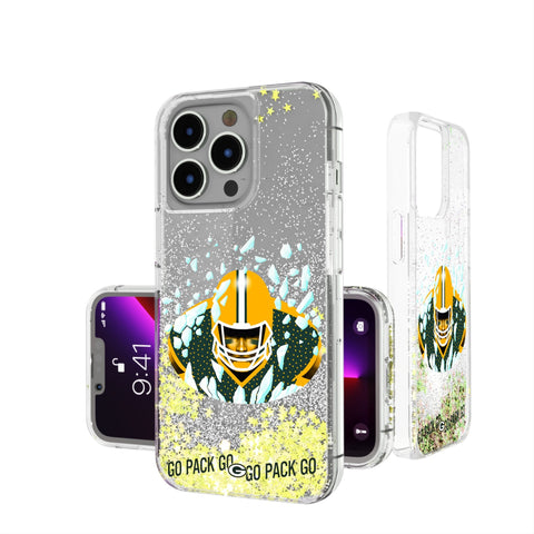 Green Bay Packers 2024 Illustrated Limited Edition Glitter Phone Case