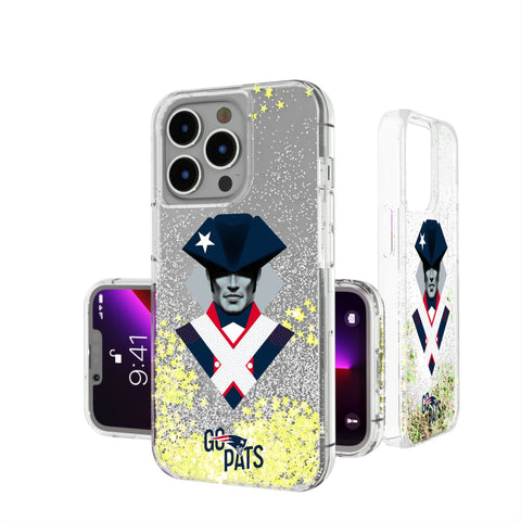 New England Patriots 2024 Illustrated Limited Edition Glitter Phone Case