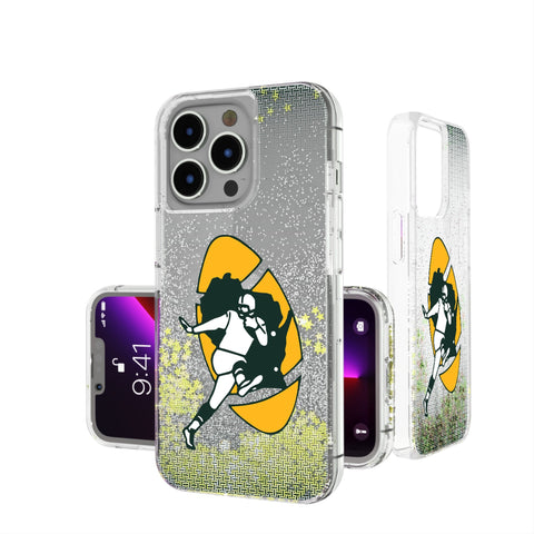 Green Bay Packers Historic Collection Linen Glitter Phone Case