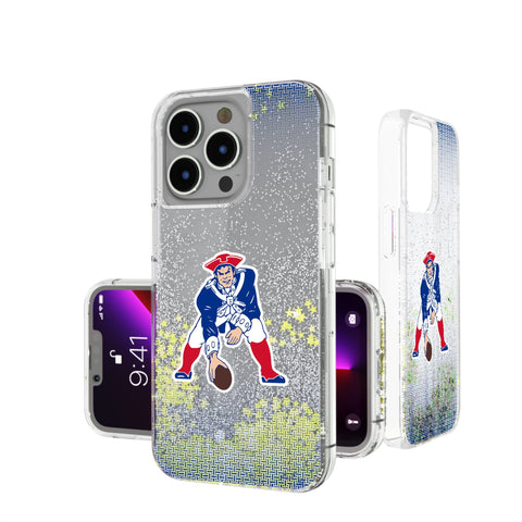 New England Patriots Historic Collection Linen Glitter Phone Case