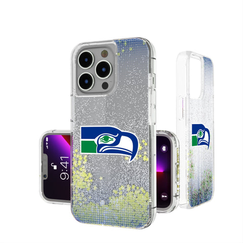 Seattle Seahawks Historic Collection Linen Glitter Phone Case