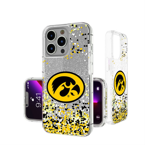 University of Iowa Hawkeyes Confetti Glitter Phone Case