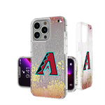 Arizona Diamondbacks Linen Glitter Phone Case