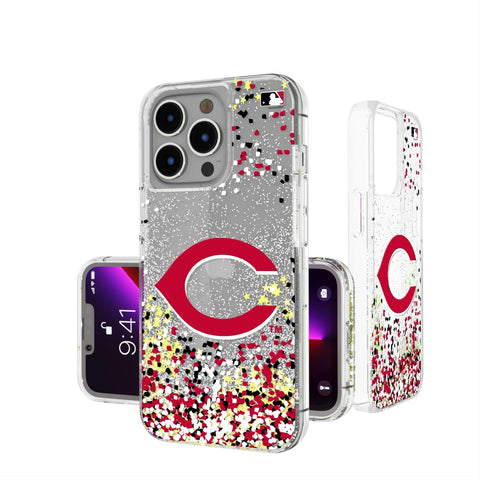 Cincinnati Reds Confetti Glitter Case-0