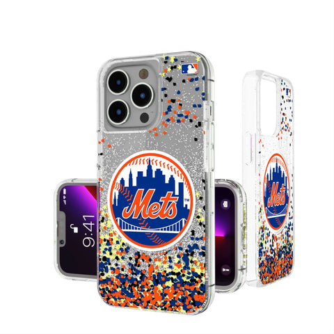 New York Mets Confetti Glitter Phone Case