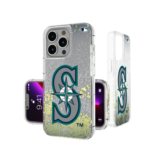 Seattle Mariners Linen Glitter Phone Case