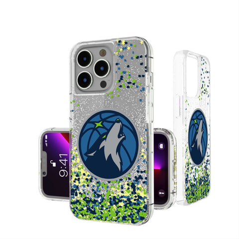 Minnesota Timberwolves Confetti Glitter Phone Case