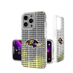 Baltimore Ravens Blackletter Glitter Case-0