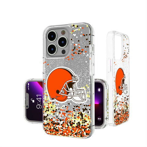 Cleveland Browns Confetti Glitter Phone Case