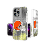 Cleveland Browns Text Backdrop Glitter Phone Case