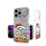 Denver Broncos Confetti Glitter Phone Case