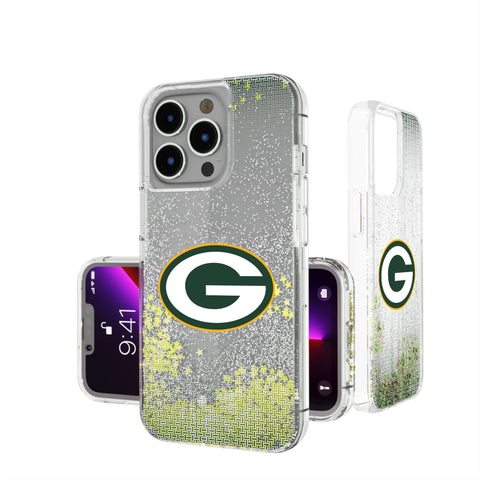 Green Bay Packers Linen Glitter Phone Case