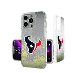 Houston Texans Linen Glitter Phone Case