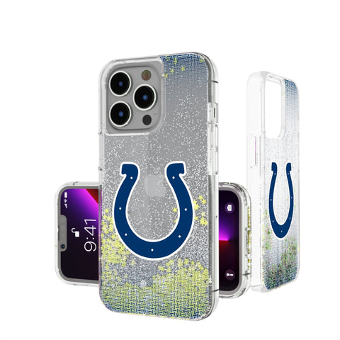 Indianapolis Colts Linen Glitter Phone Case