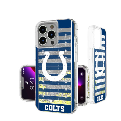 Indianapolis Colts Football Field Glitter Case-0