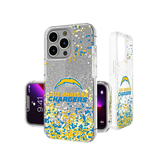 Los Angeles Chargers Confetti Glitter Case-0