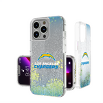 Los Angeles Chargers Linen Glitter Phone Case-0