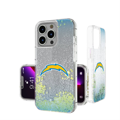 Los Angeles Chargers Linen Glitter Phone Case