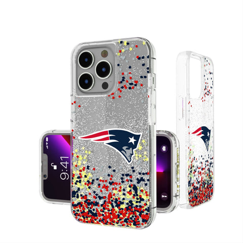 New England Patriots Confetti Glitter Phone Case