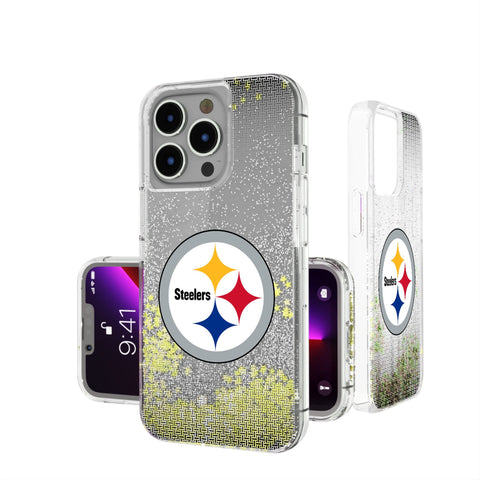 Pittsburgh Steelers Linen Glitter Phone Case