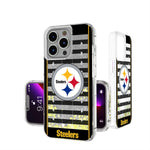 Pittsburgh Steelers Football Field Glitter Case-0