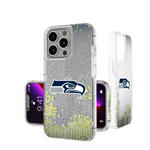 Seattle Seahawks Linen Glitter Phone Case-0