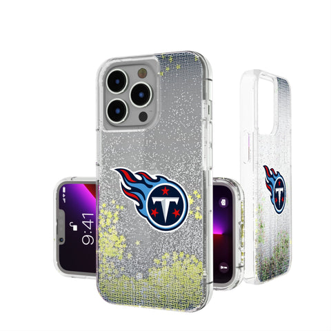 Tennessee Titans Linen Glitter Phone Case