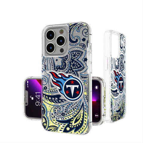 Tennessee Titans Paisley Glitter Phone Case