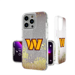 Washington Commanders Linen Glitter Phone Case-0