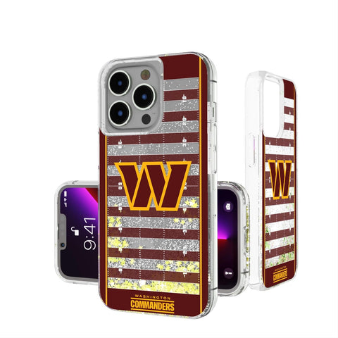 Washington Commanders Football Field Glitter Case-0