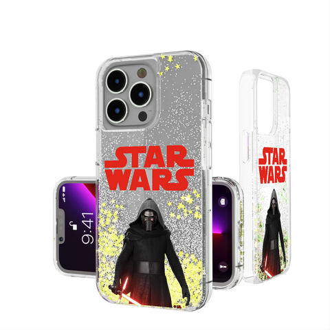 Star Wars Kylo Ren Color Block Glitter Phone Case