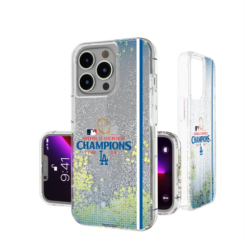 LA Dodgers 2024 MLB World Series Glitter Phone Case-0