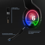 Philadelphia 76ers Stripe Gaming Headphones-1