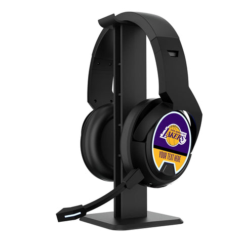 Los Angeles Lakers Personalized Endzone Solid Gaming Headphones