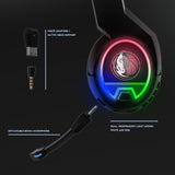 Dallas Mavericks Stripe Gaming Headphones-1