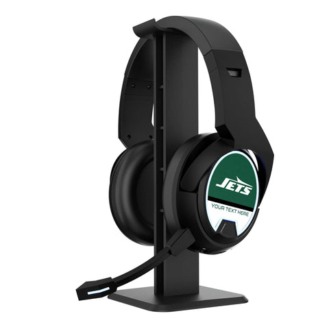 New York Jets Personalized Endzone Solid Gaming Headphones