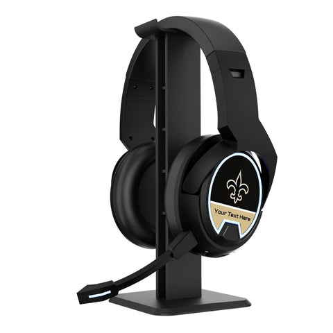New Orleans Saints Personalized Endzone Solid Gaming Headphones