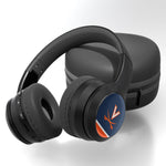 Virginia Cavaliers Stripe Wireless Over-Ear BT Headphones With Case-0