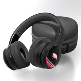 University of Arkansas Fayetteville Razorbacks Personalized Endzone Solid Wireless Over-Ear BT Headphones With Case