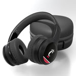 Cincinnati Bearcats Stripe Wireless Over-Ear BT Headphones With Case-0