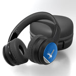 Detroit Lions Retro Stripe Wireless Over-Ear Bluetooth Headphones-0