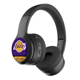 Los Angeles Lakers Personalized Endzone Solid Wireless Over-Ear BT Headphones With Case