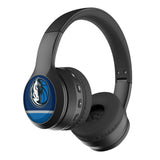 Dallas Mavericks Stripe Wireless Over-Ear BT Headphones With Case-0