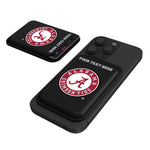 University of Alabama Crimson Tide Personalized Insignia Black Magnetic Credit Card Wallet