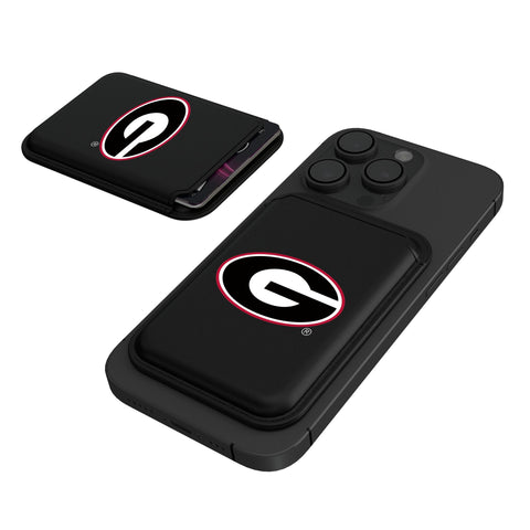 University of Georgia Bulldogs Insignia Black Magnetic Credit Card Wallet