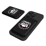 University of Georgia Bulldogs Uga Insignia Black Magnetic Credit Card Wallet