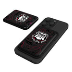 University of Georgia Bulldogs Uga Paisley Black Magnetic Credit Card Wallet